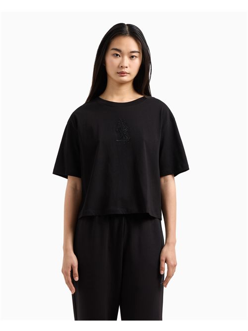 t-shirt woman black ARMANI EXCHANGE | XW000102AF10359/UC001